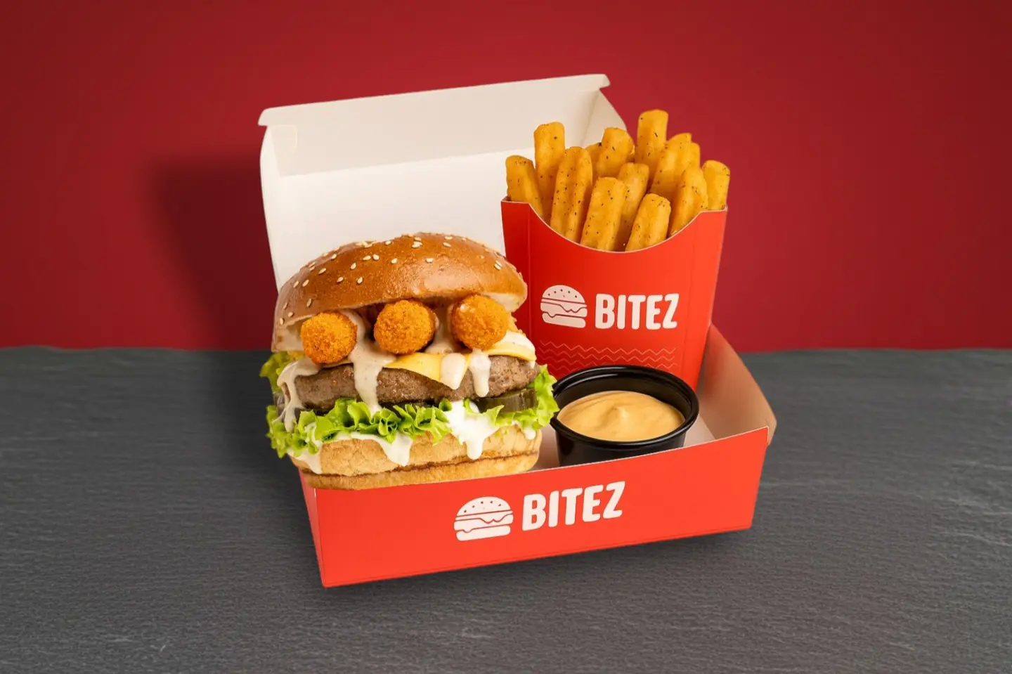 Cheese Lovers Burger Meal