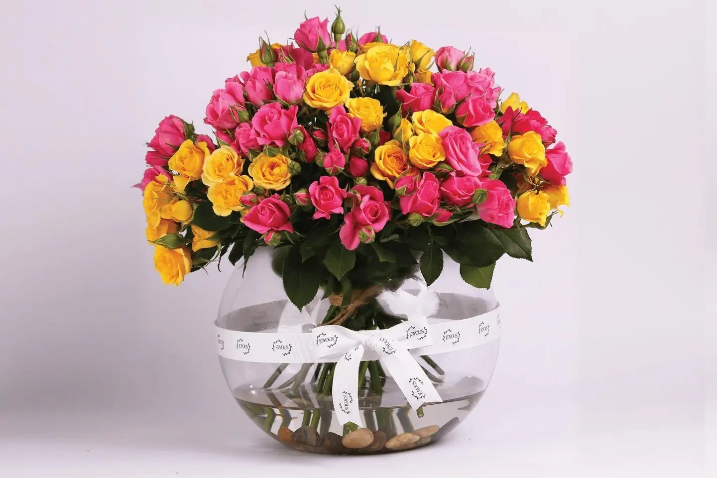 Crystal Colored Vase