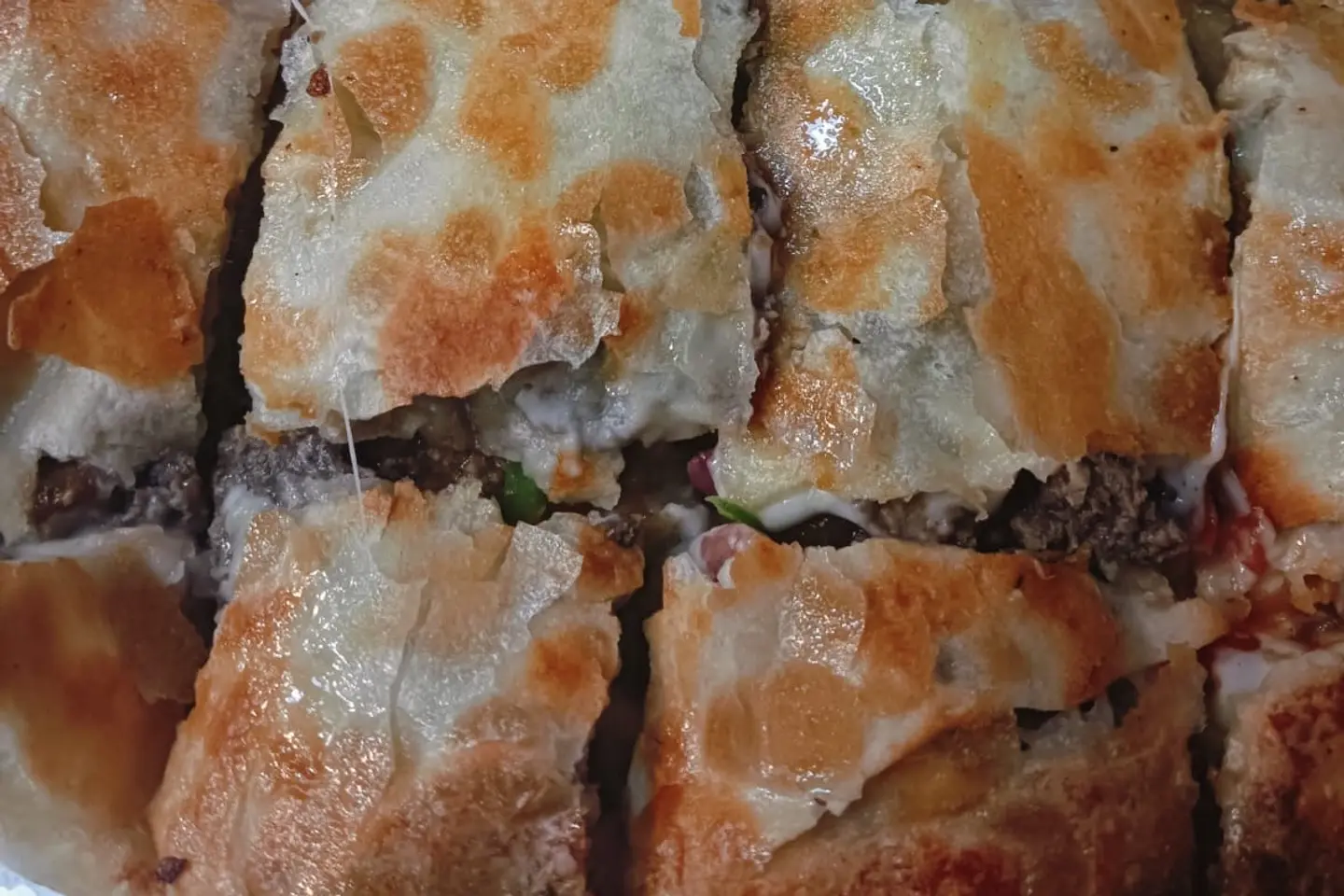 Pastrami And Cheese Pie