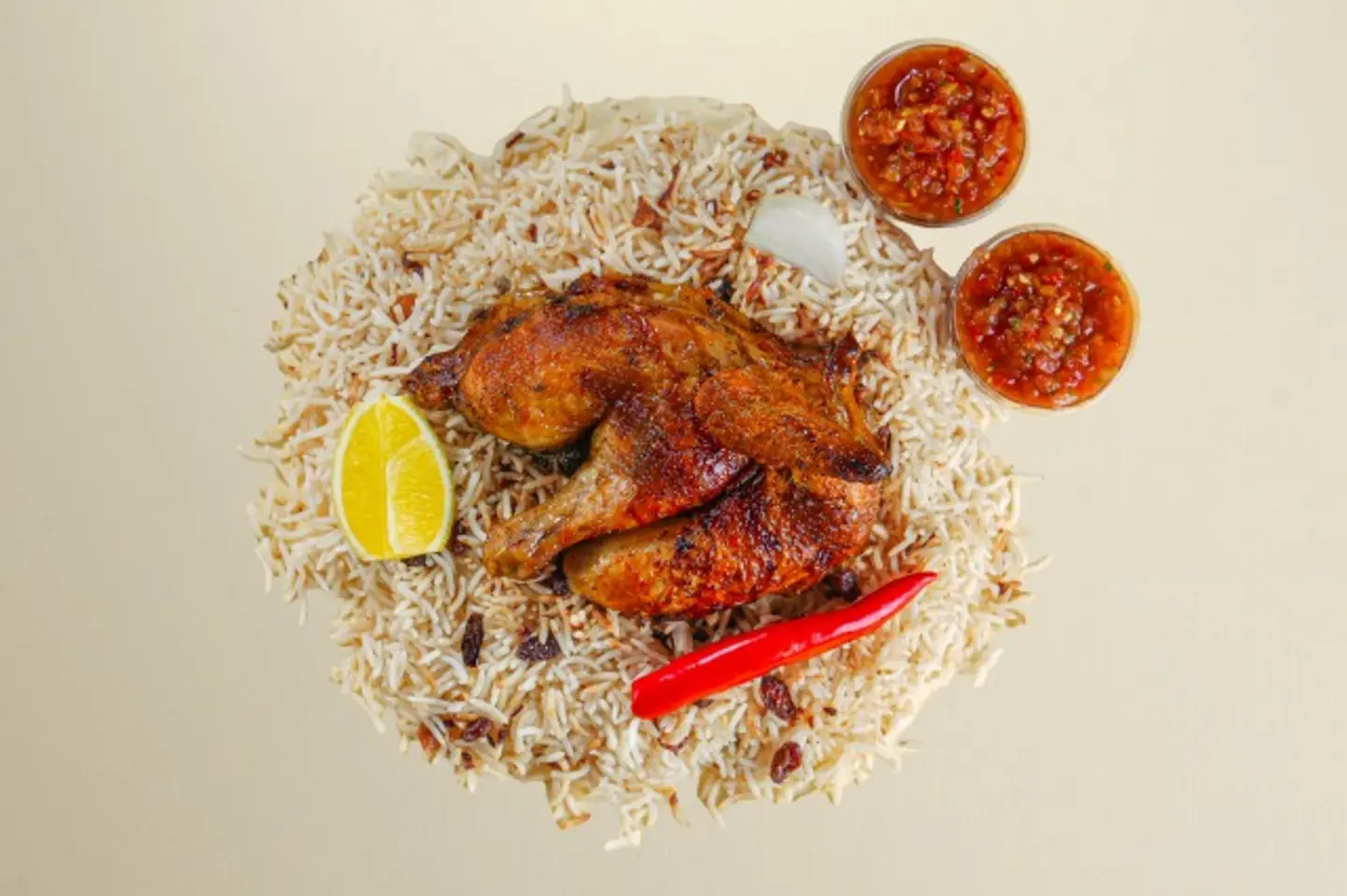 نصف دجاجة شواية