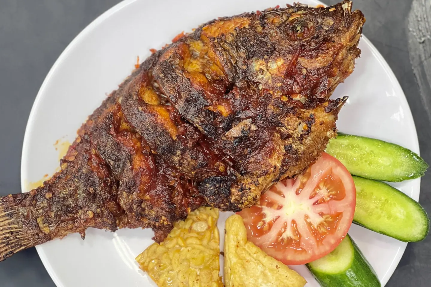 Nasi Ikan Nila Bakar