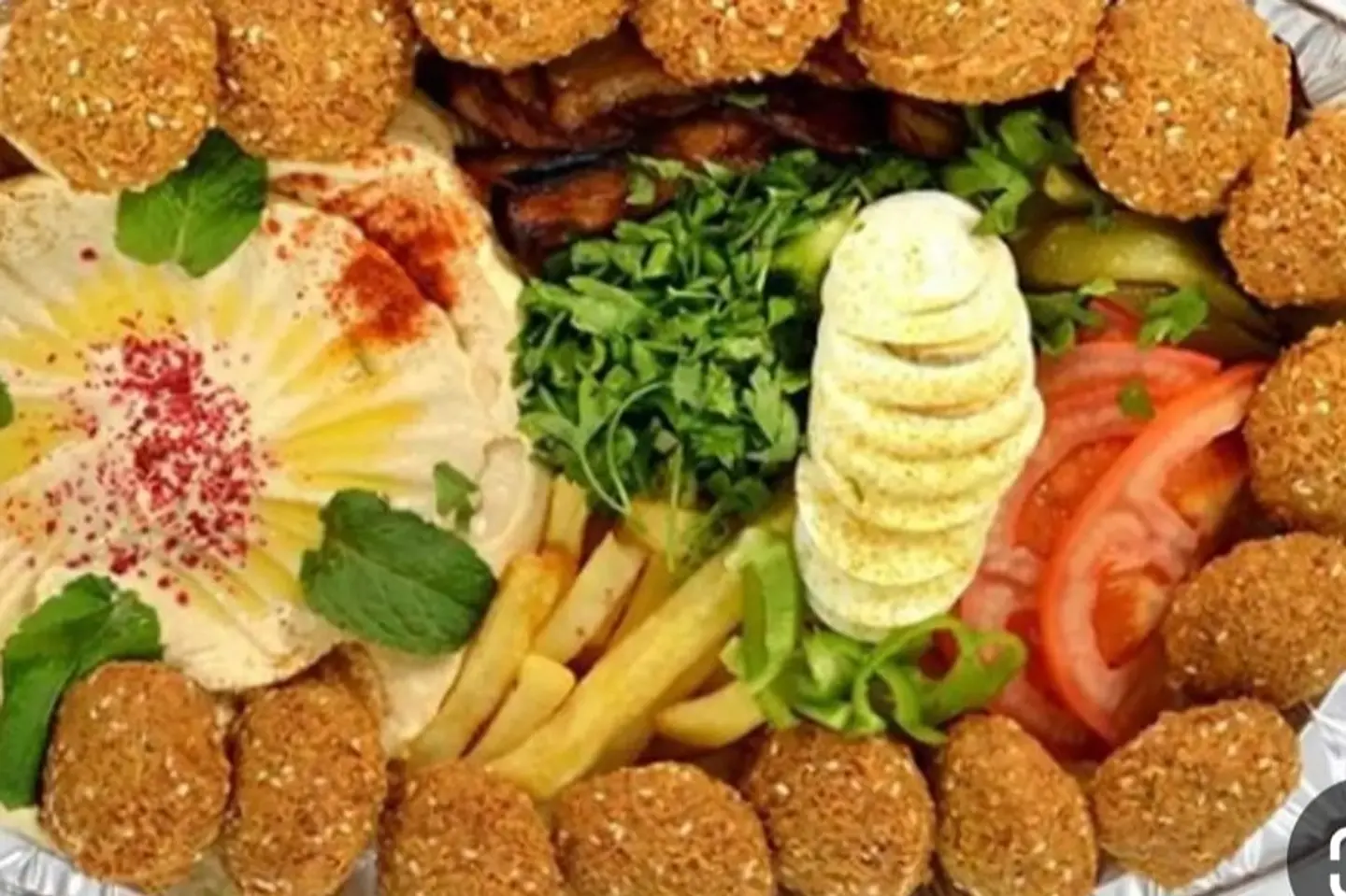 A Plate Of Fried Falafel