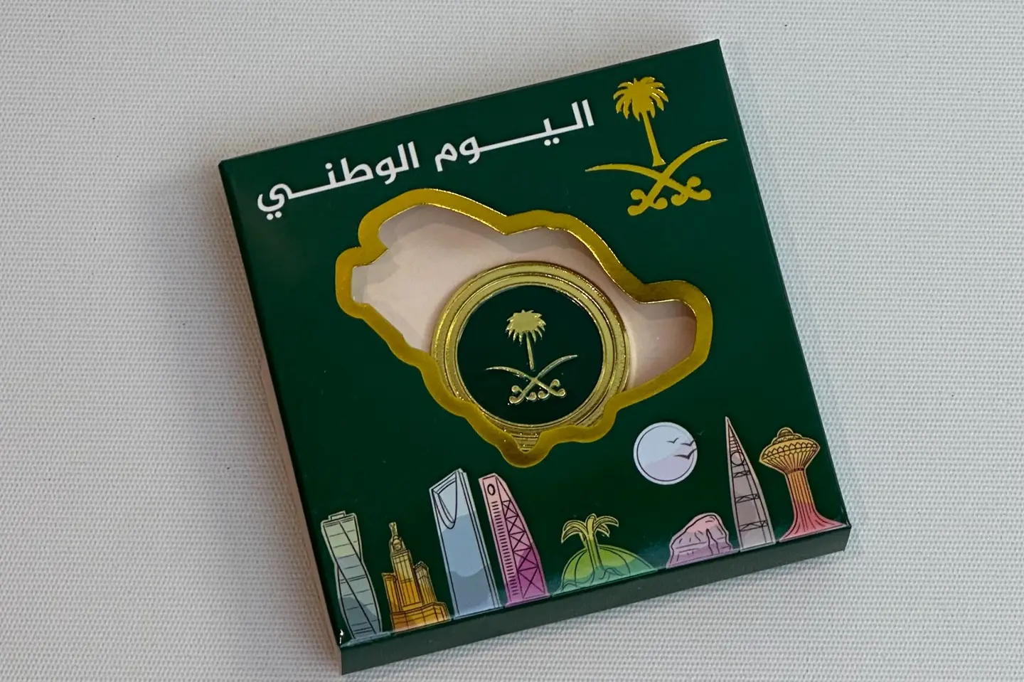 National Brooch In Luxury Cardboard