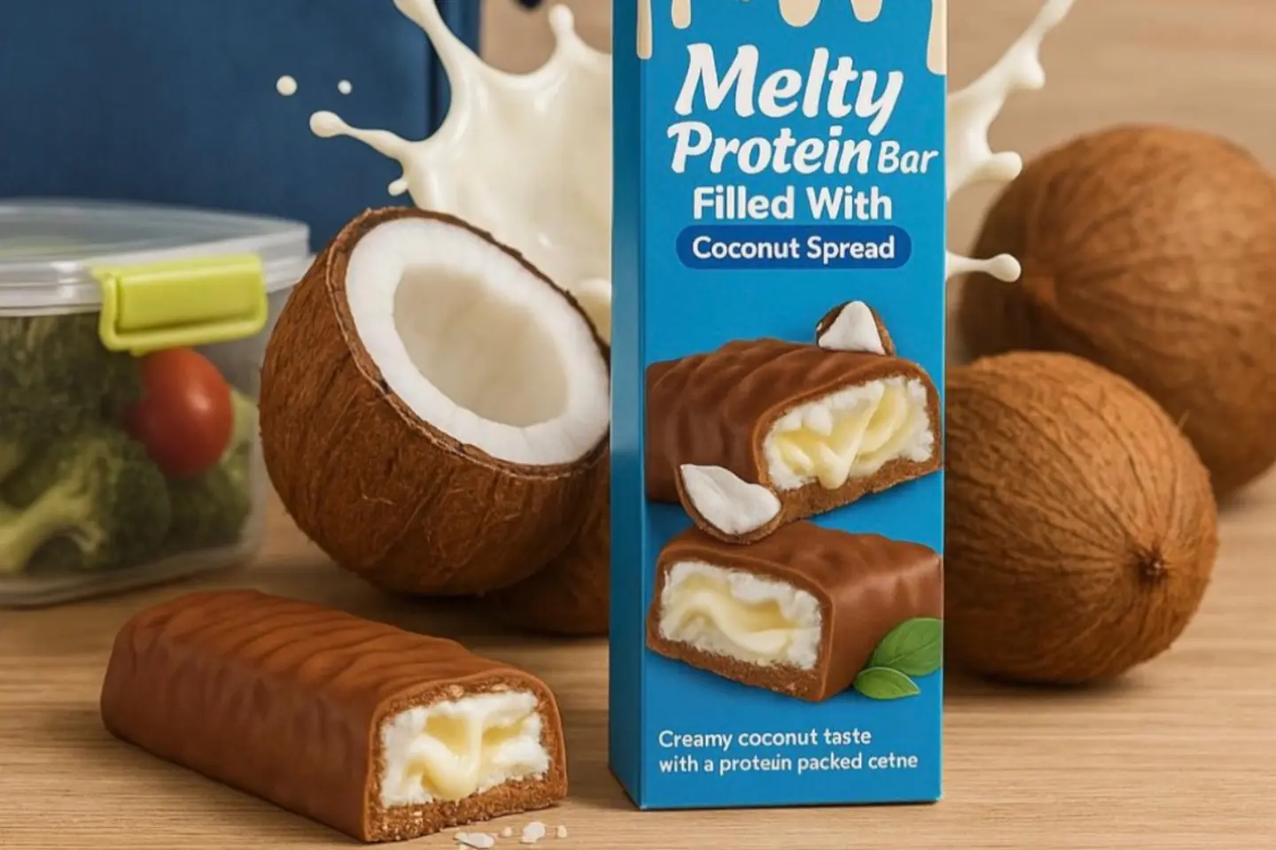 زيرو ميلتي بروتين بار بجوز الهند