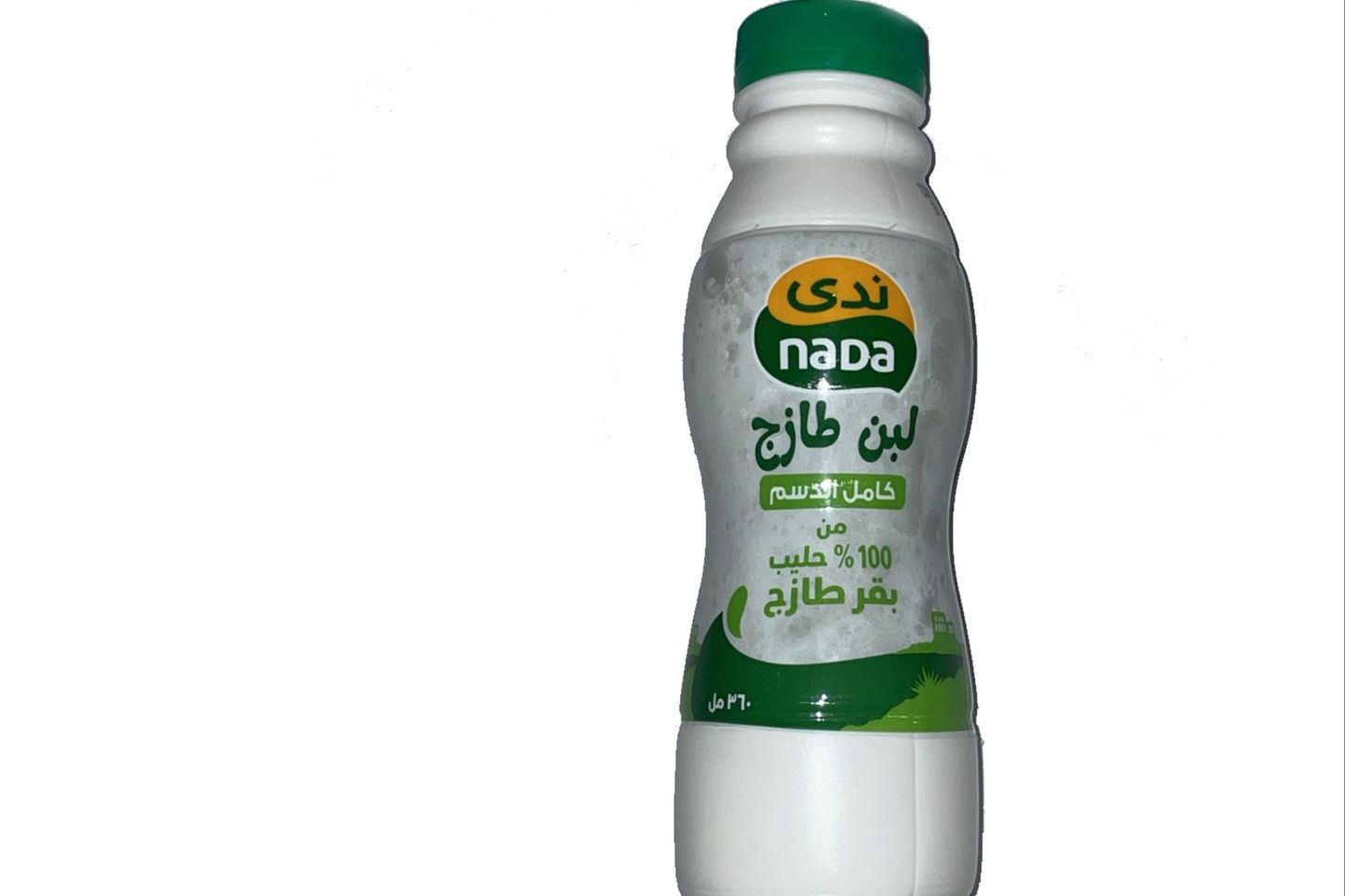 لبن ندى طازج حجم ثلاثمئة وستون مل
