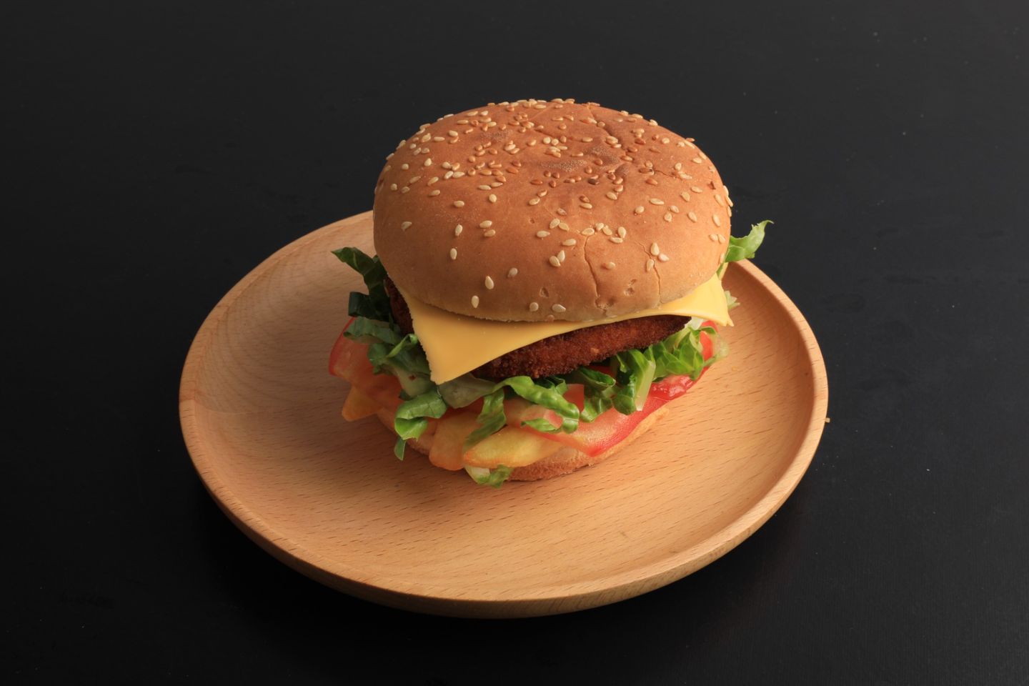 Fried Beef Burger