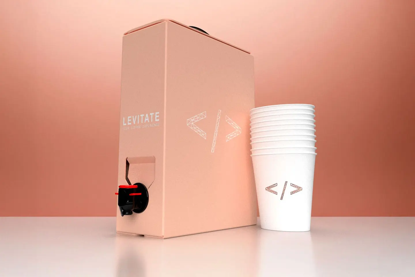 Black Coffee Container