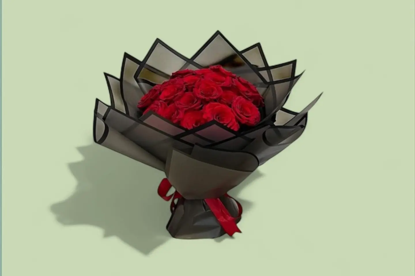Classic Red Rose Bouquet 3