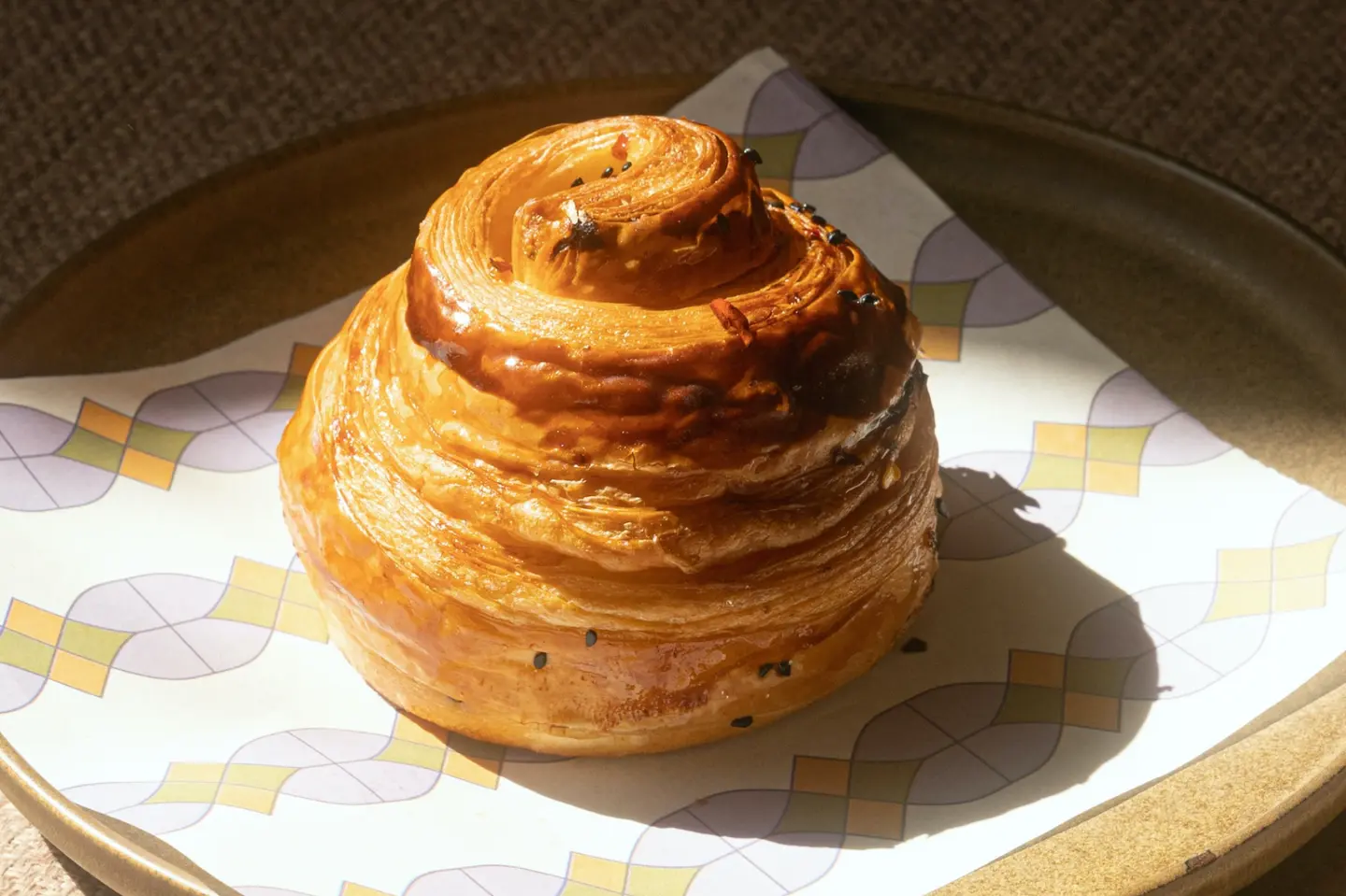 Sourdough Halloumi Spicy Honey Croissant
