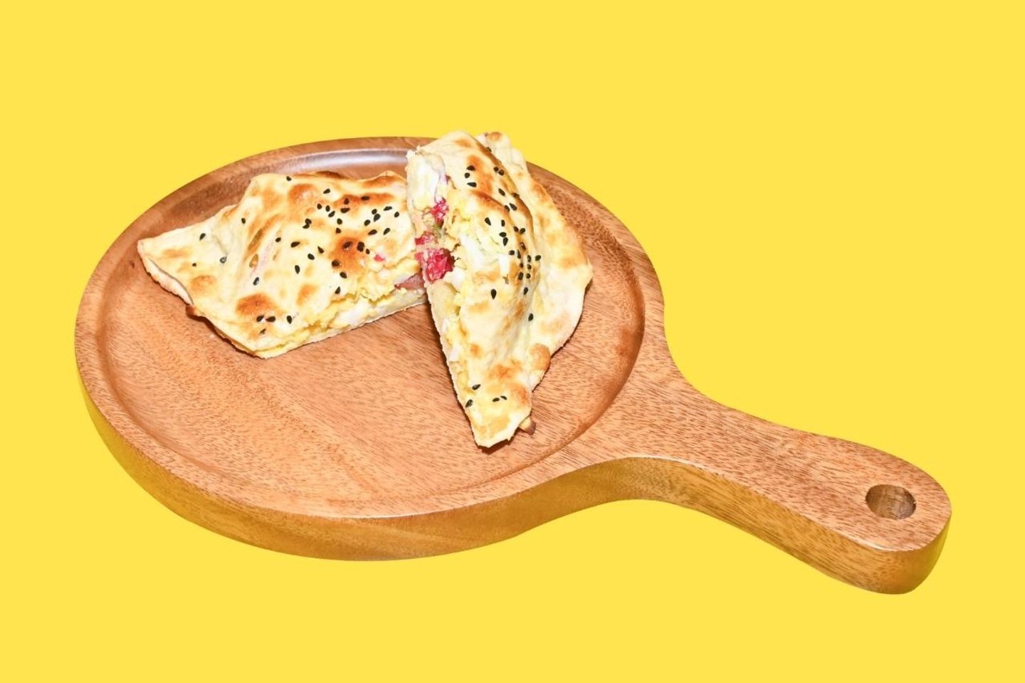 Falafel Eggs Pie
