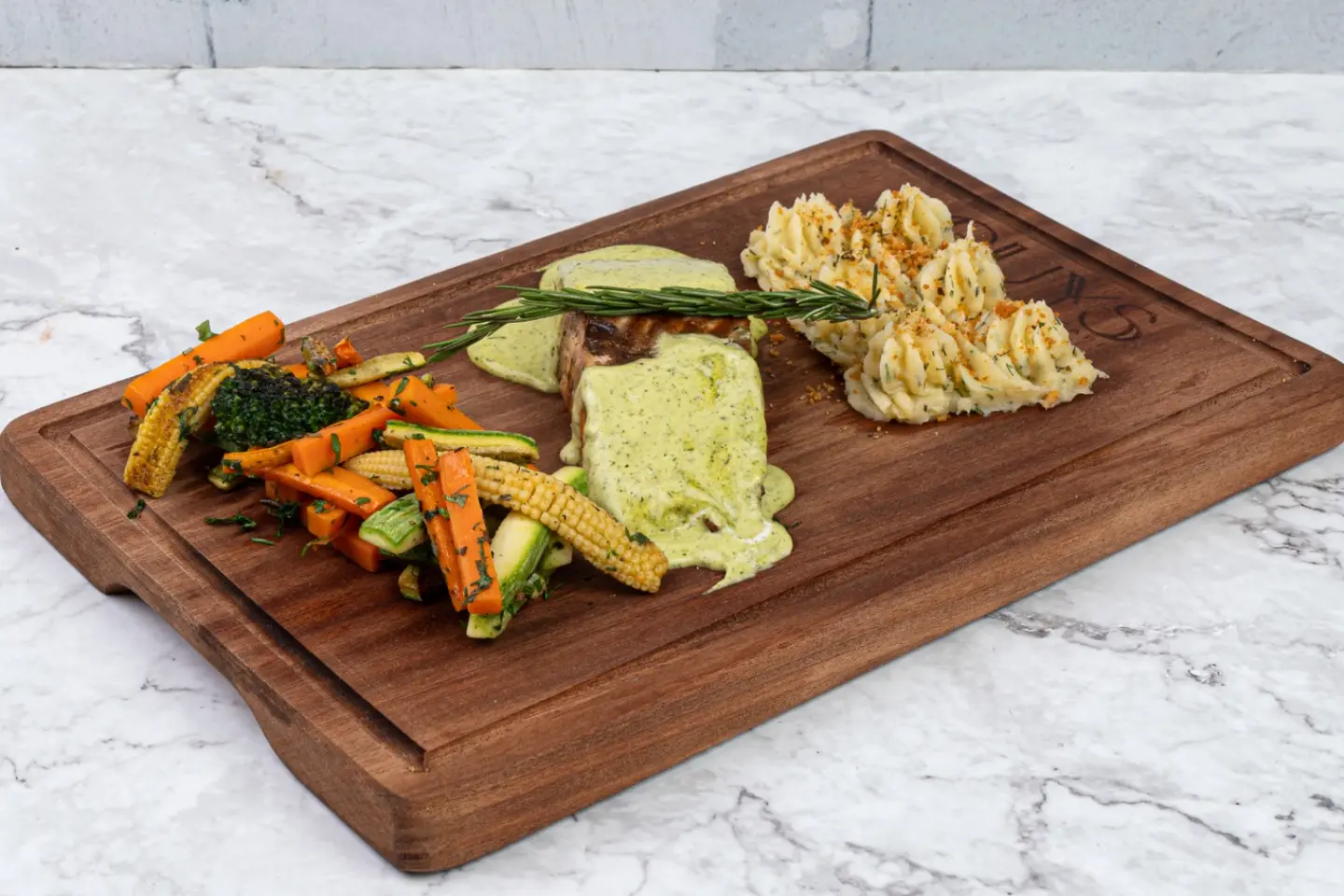 Guys Salmon With Lemon Sauce