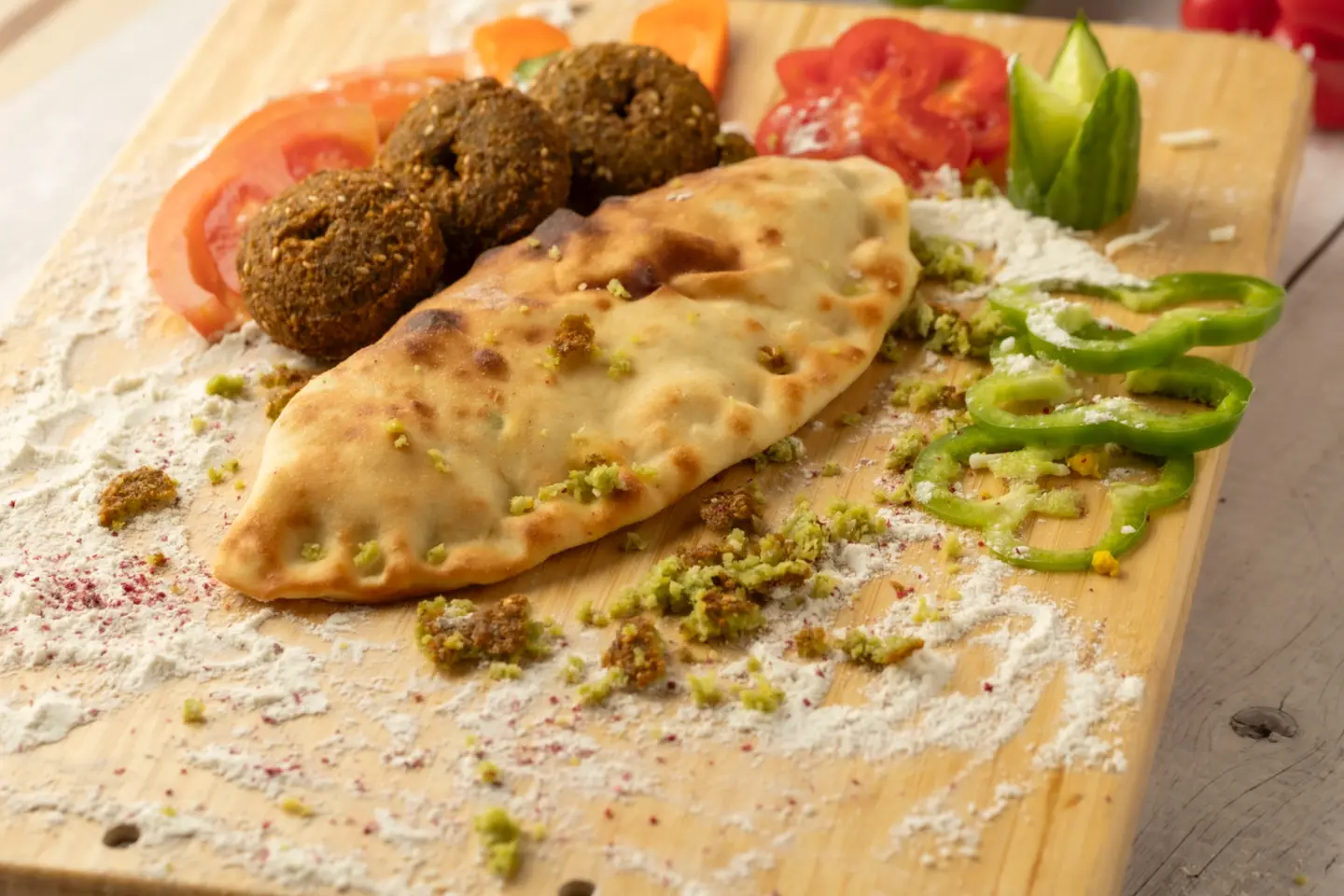 Flafel With Labneh