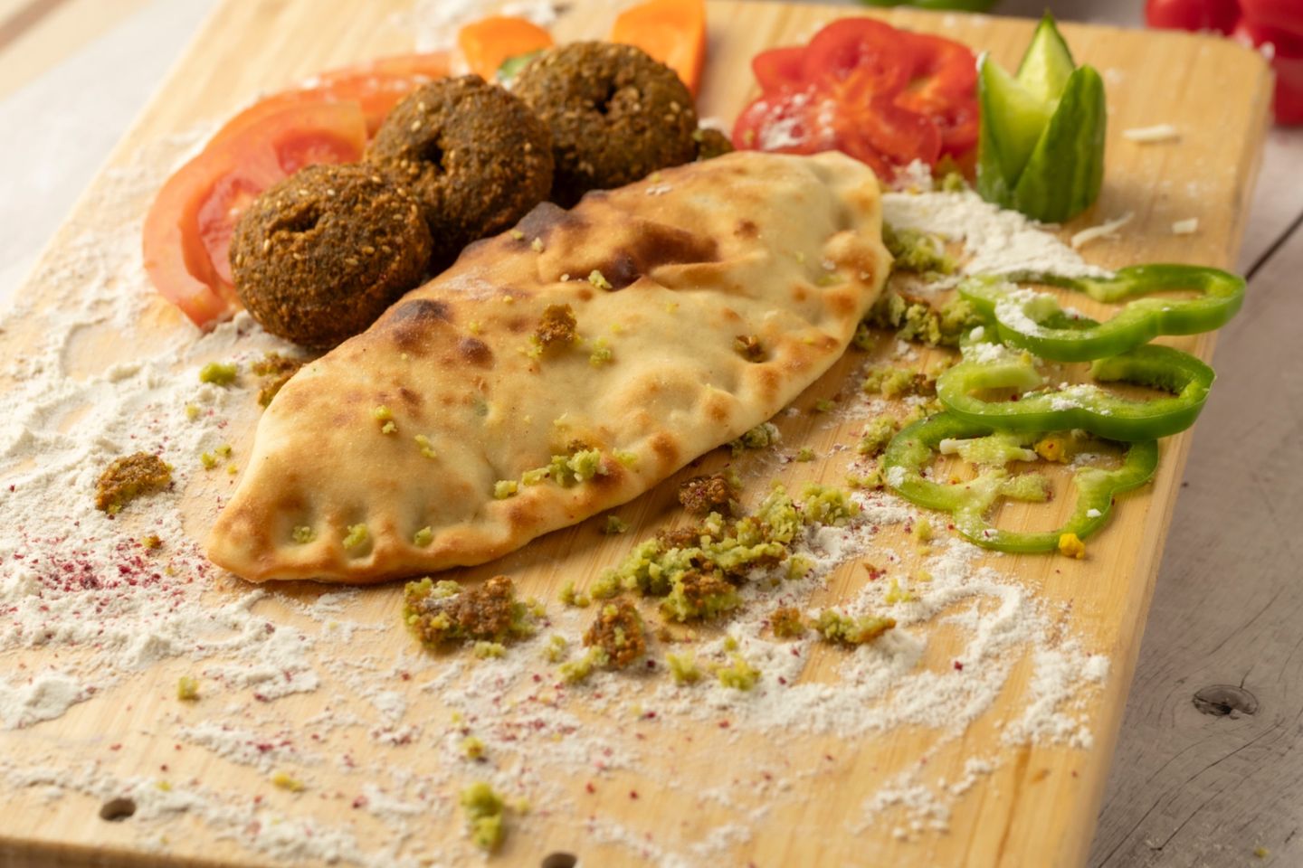 Flafel With Labneh