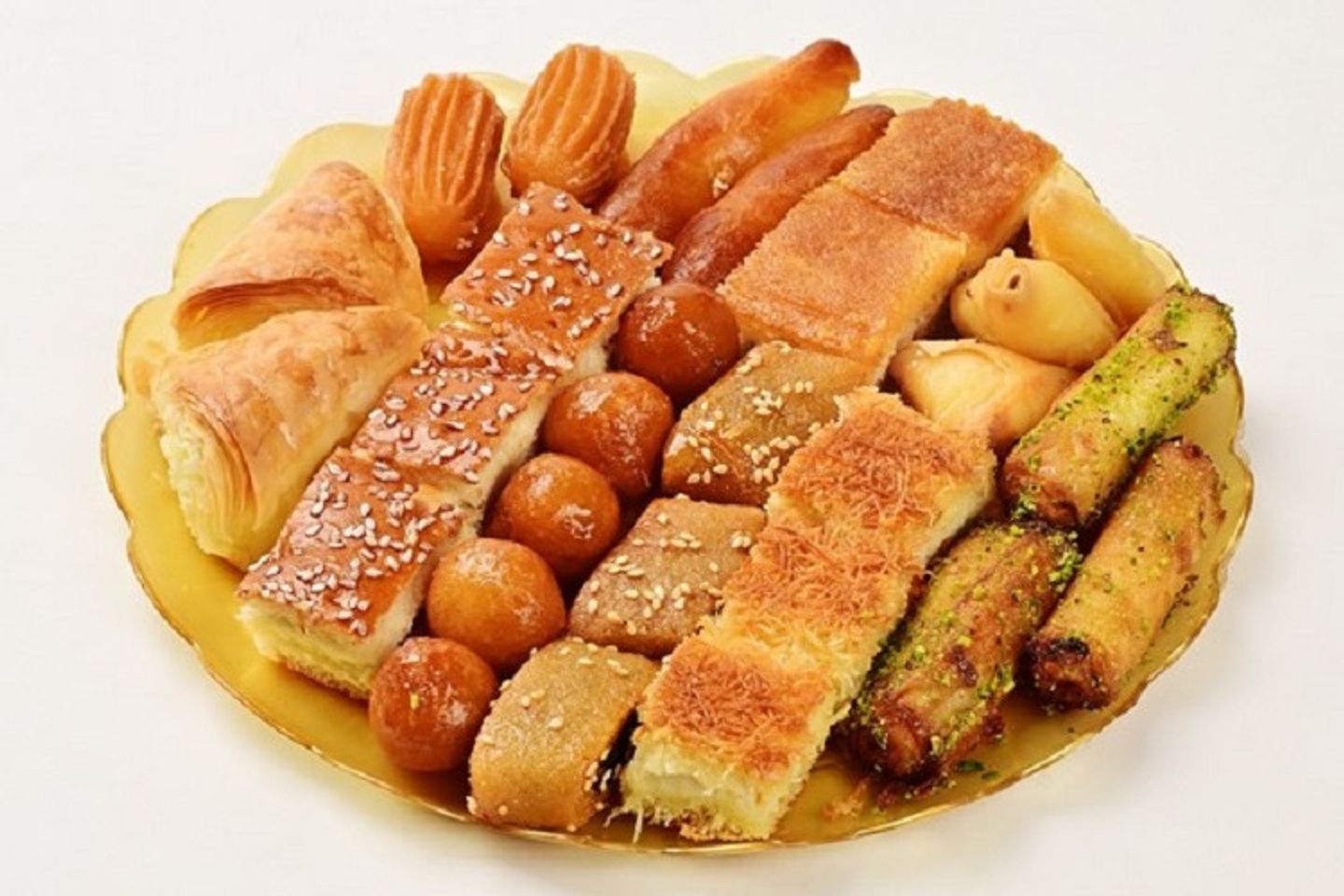صحن حلا شيرة تشكيلة عادية ( 500 غرام )-6973