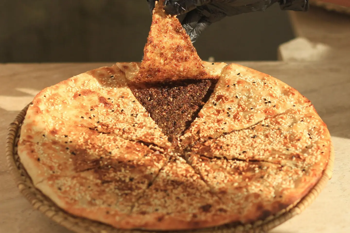 خبز زعتر حلبي