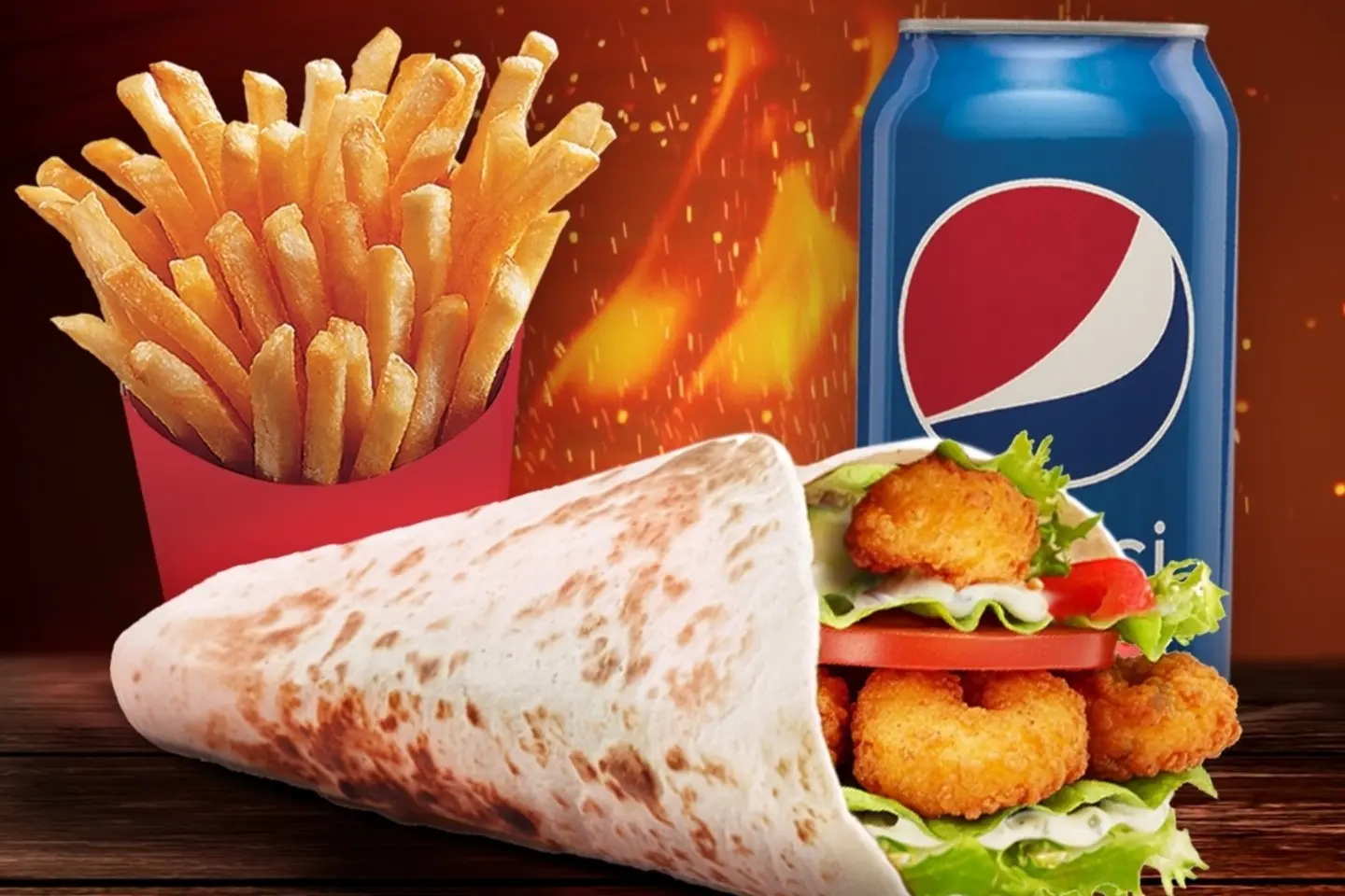 وجبة ساندوتش جمبري