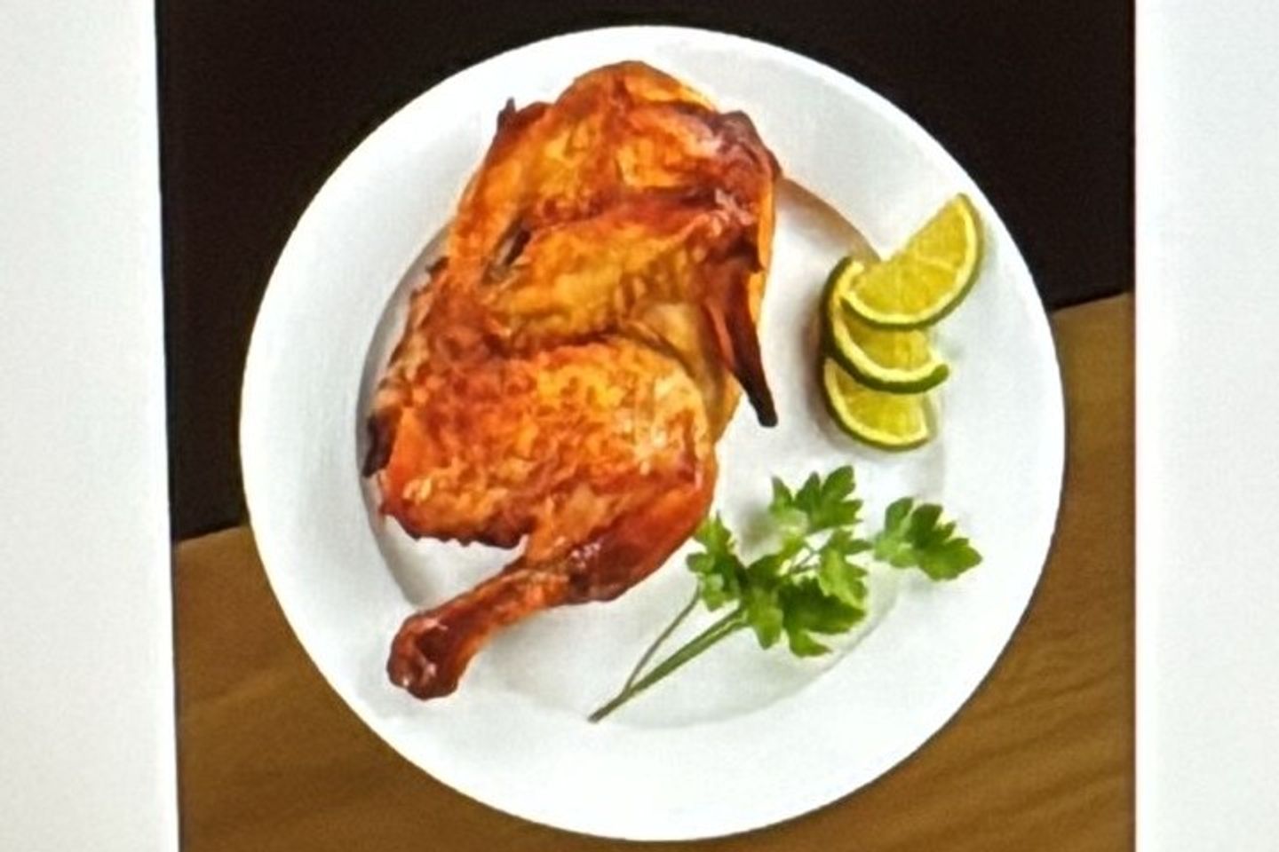 نصف دجاج مندي سادة