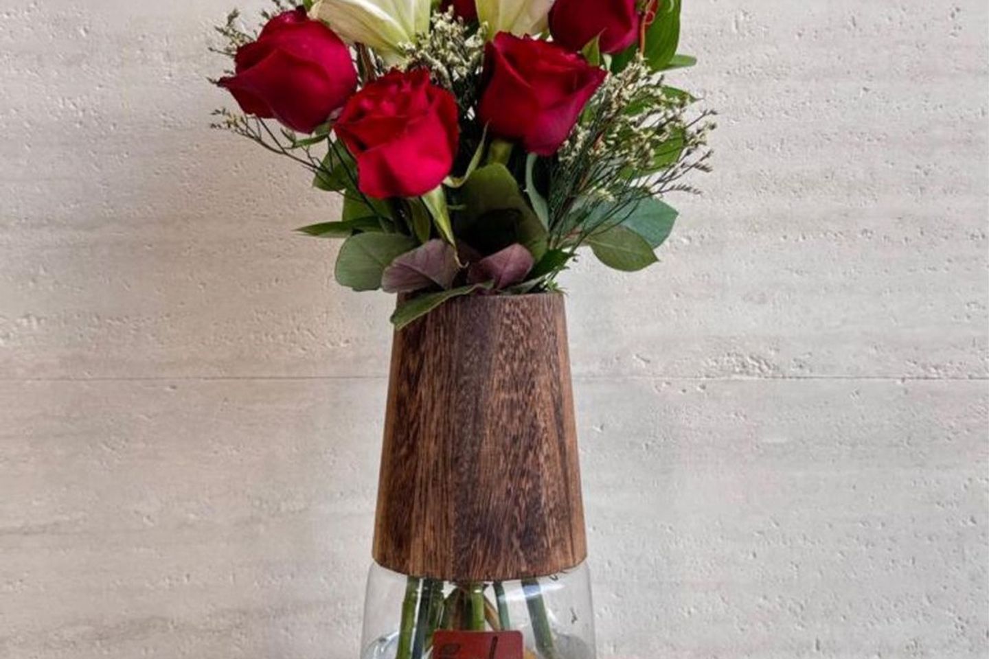 Wooden Vase