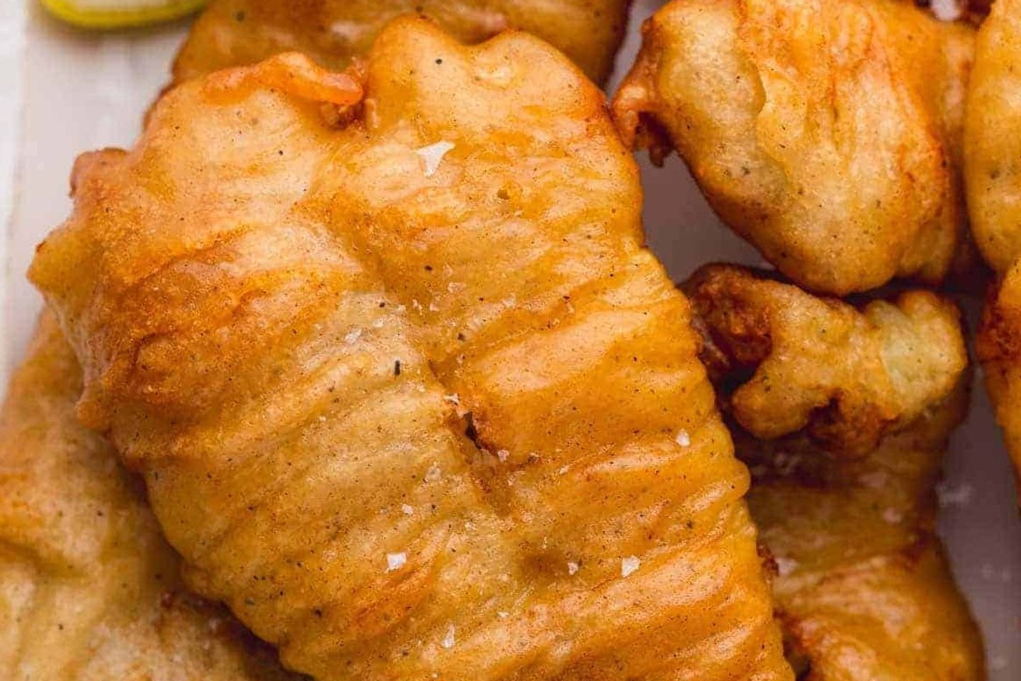 سمك مقلي بالزبدة