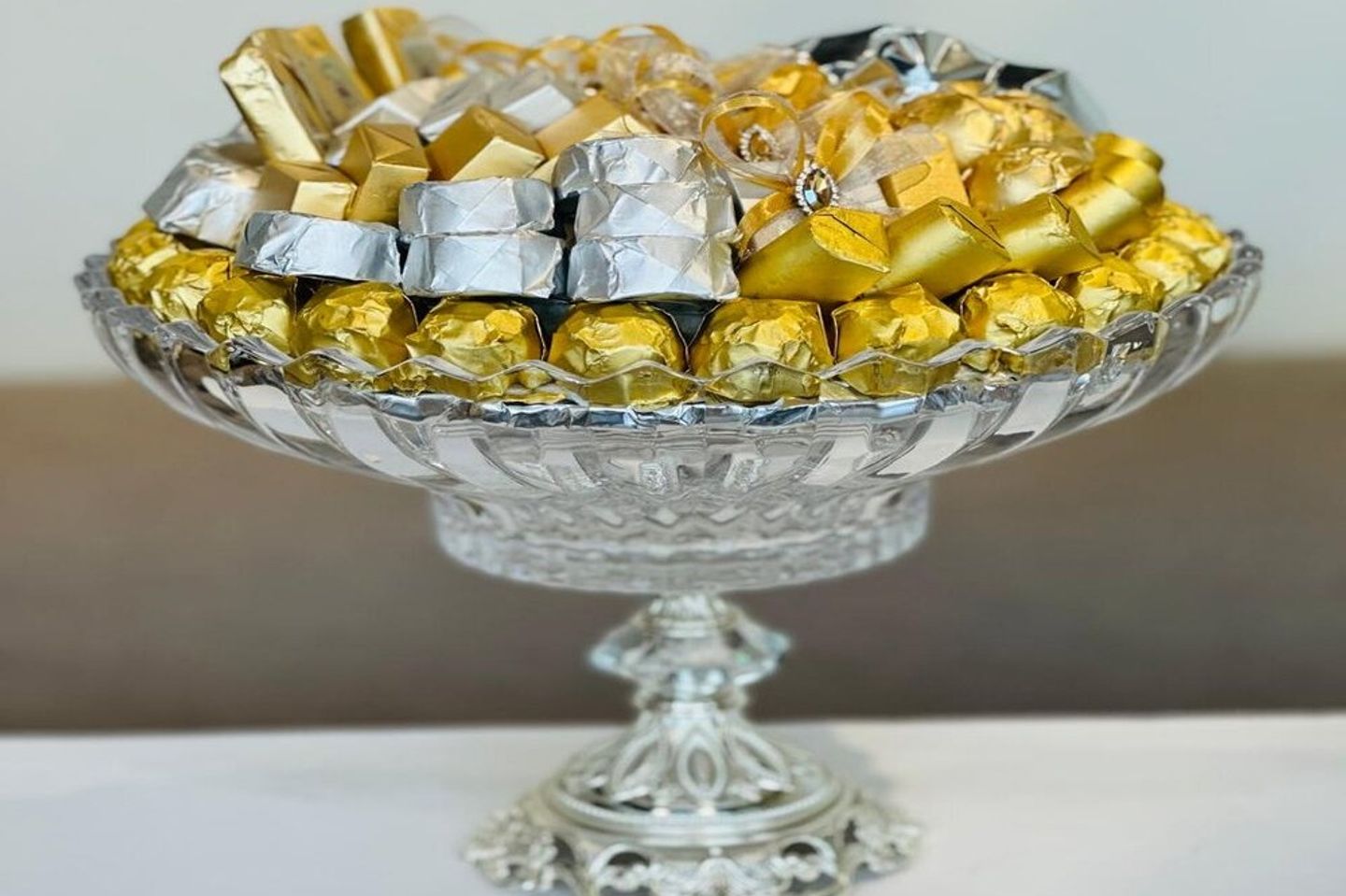 Crystal Chocolate Plate With Belgian Chocolate 1