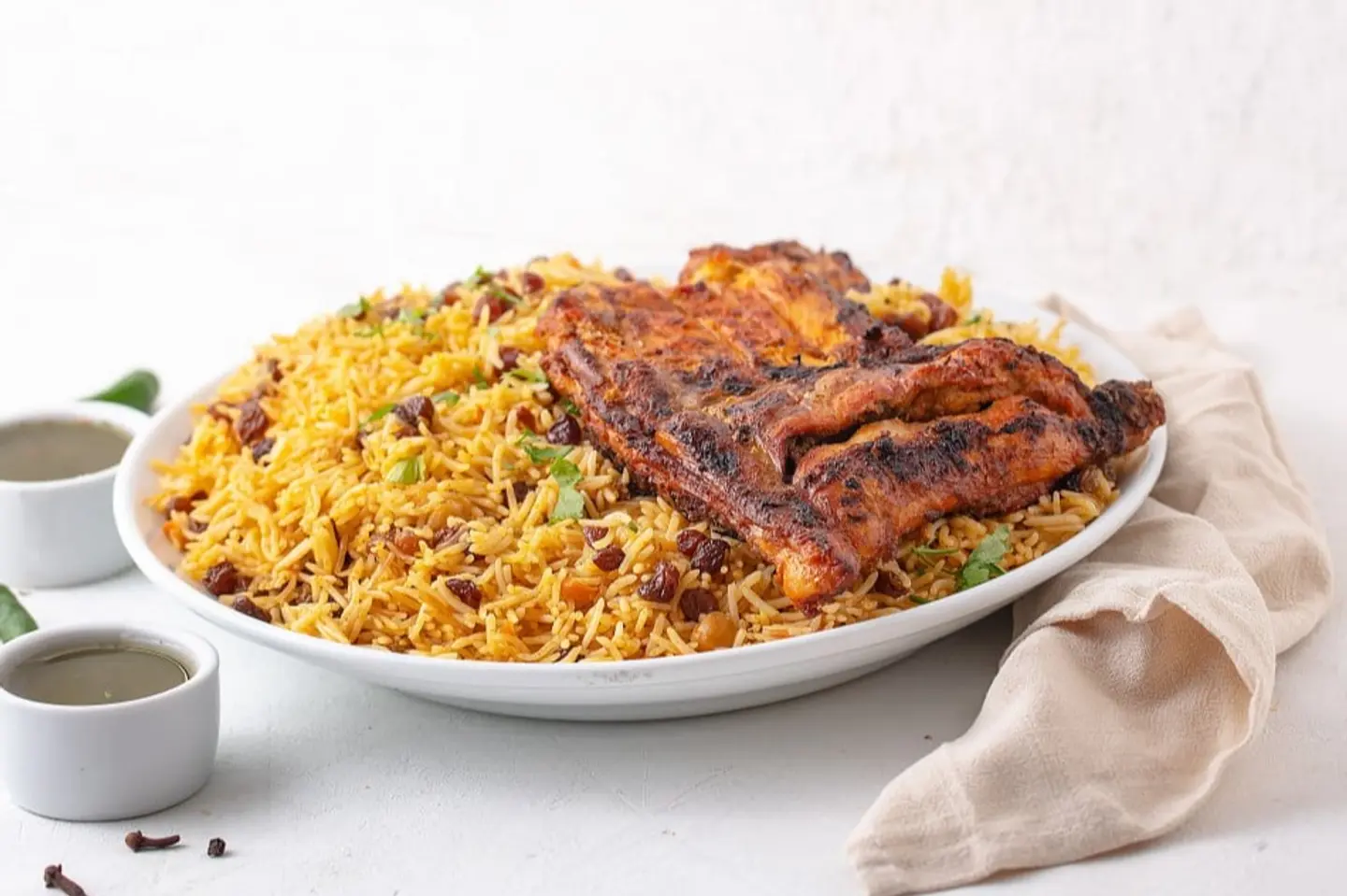 نص فحم مع رز