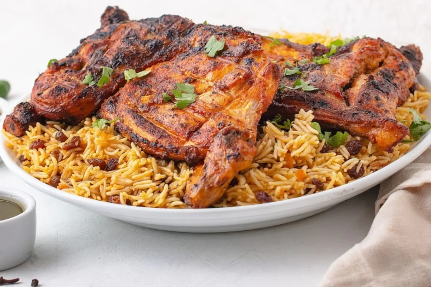حبة فحم مع رز