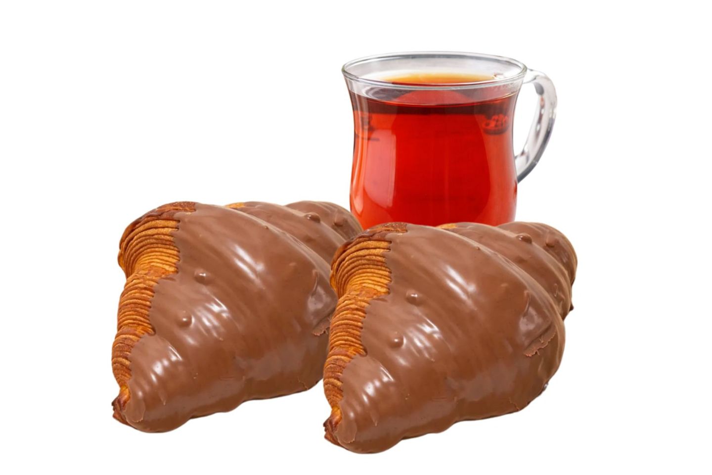 كرواسون الشوكولاتة المزدوجة
