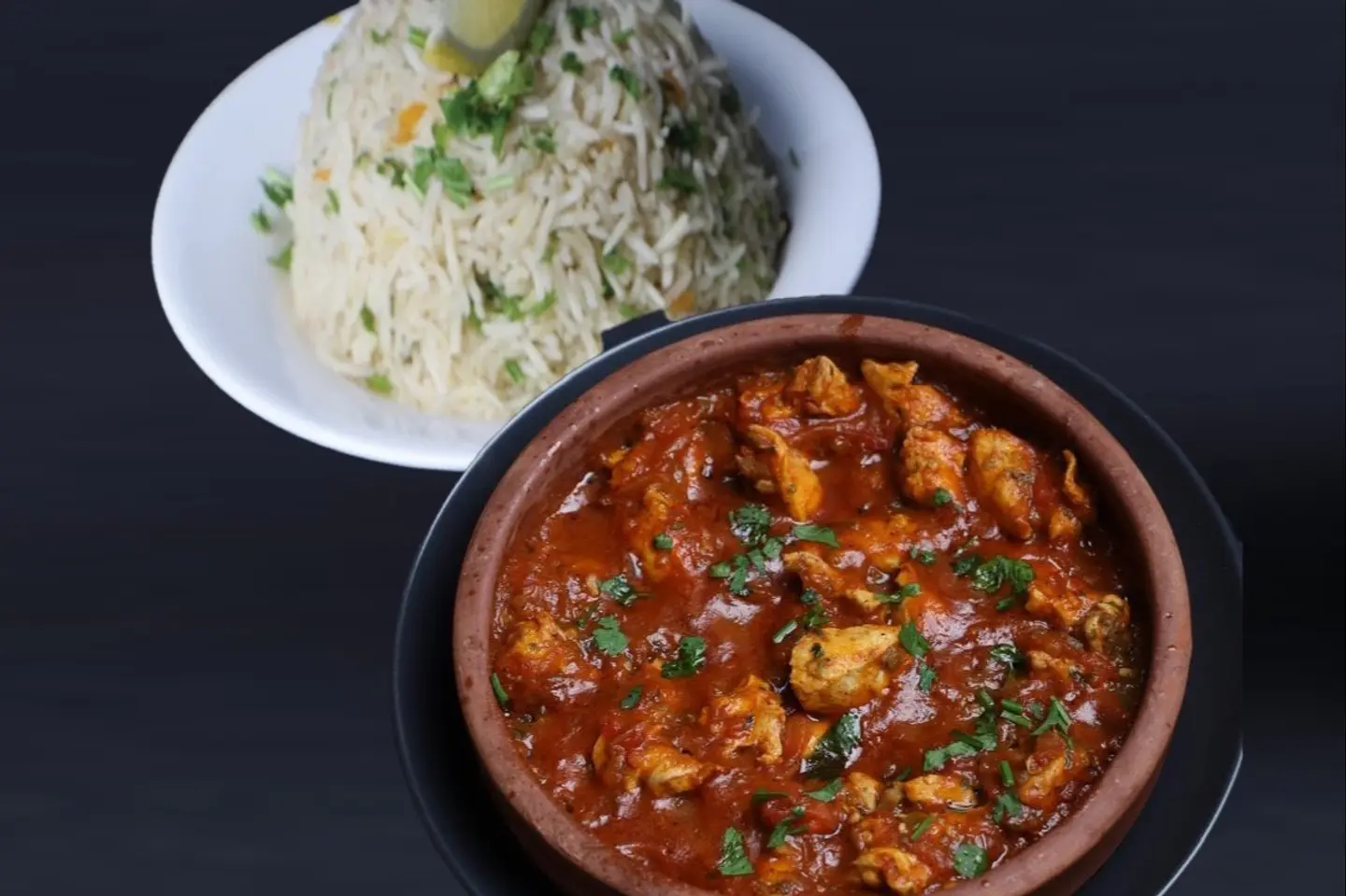 Casserole Of Chicken Pieces With Rice