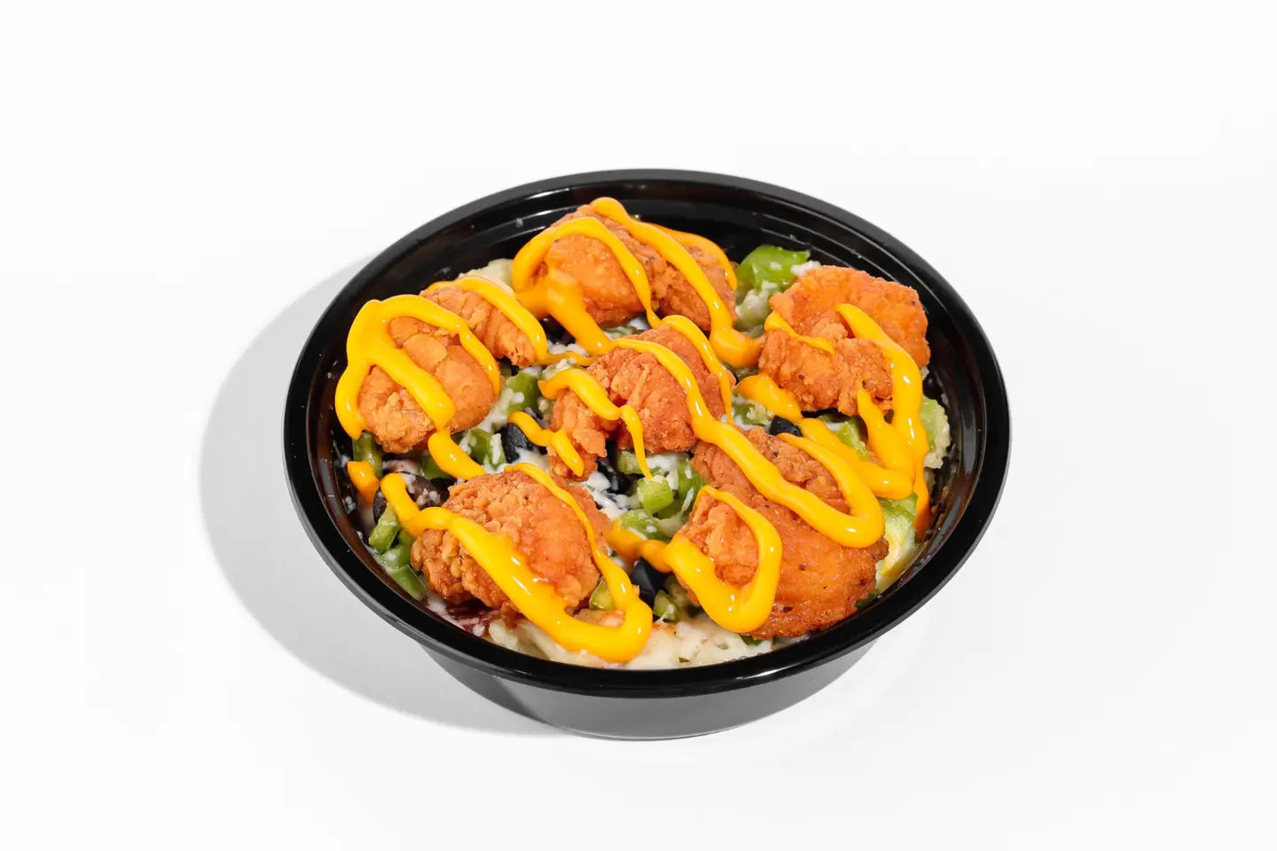 بيتزا ديناميت روبيان (سبايسي)