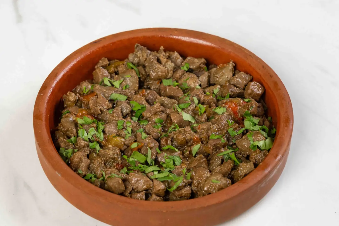 صحن كبدة طازجة