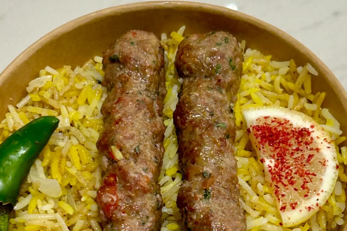 Beef Kebab Rice