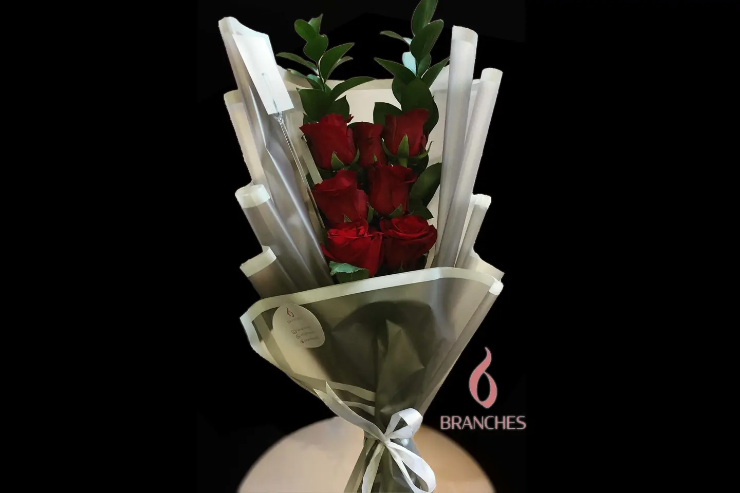 ١١٧ باقة ورد جوري متدرج