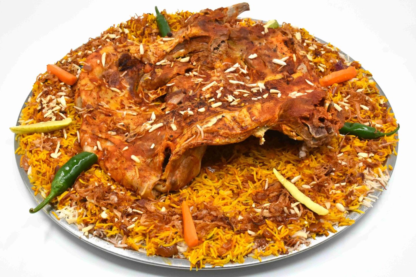 صحن لحم رز برياني الحرمين