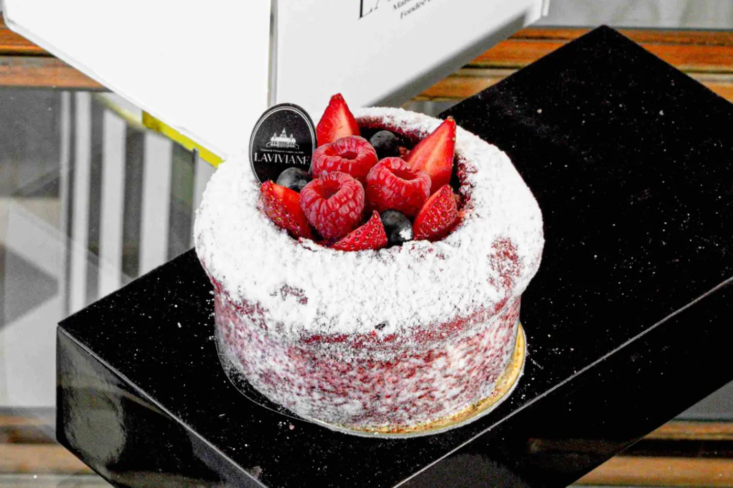Red Velvet Volcano Cake   Small