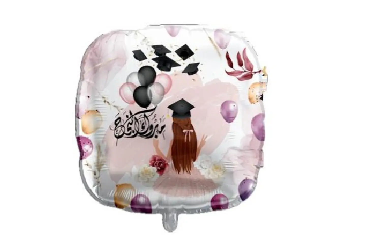 بالون التخرج وردي 166