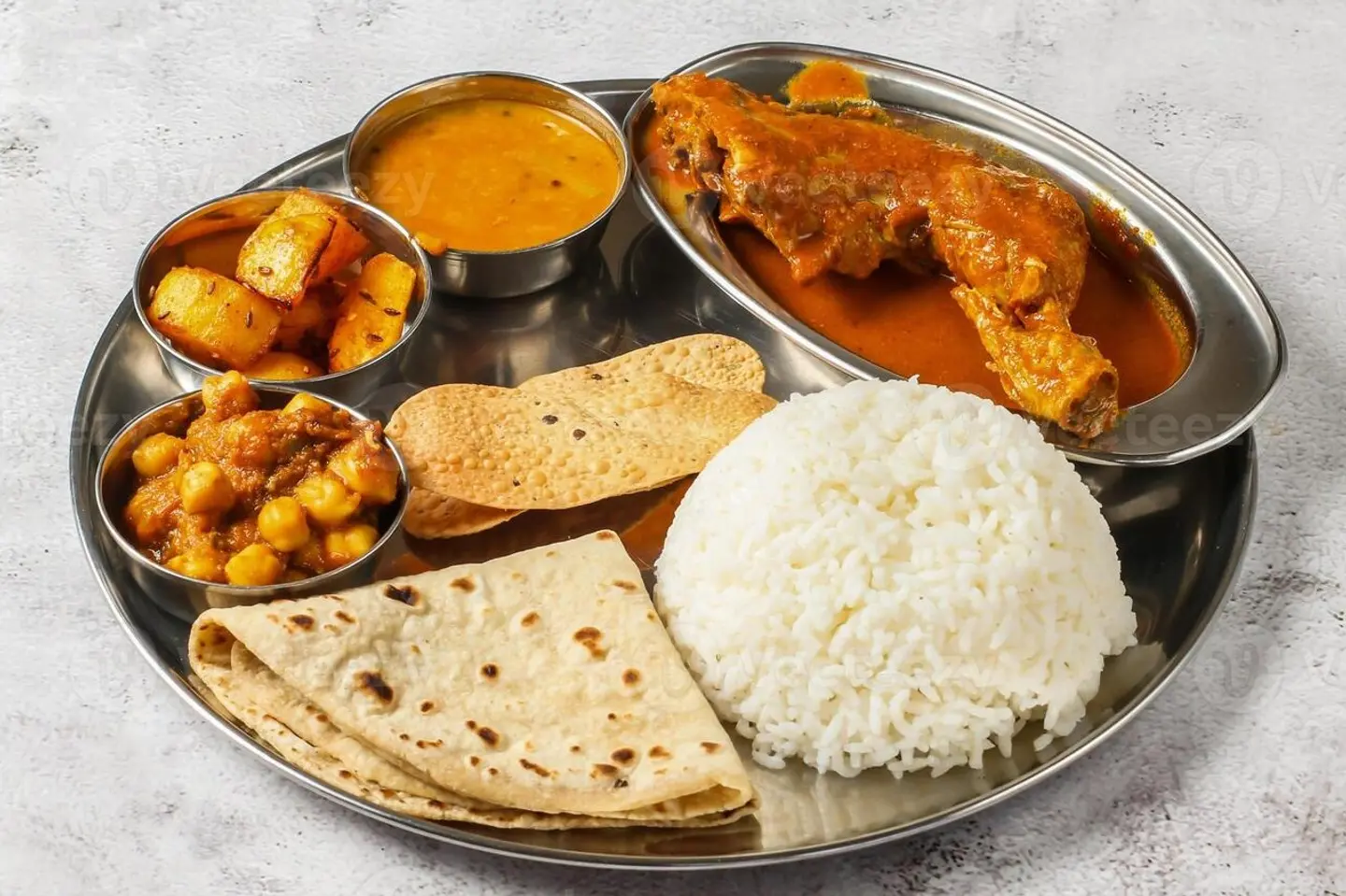 Chicken Thali