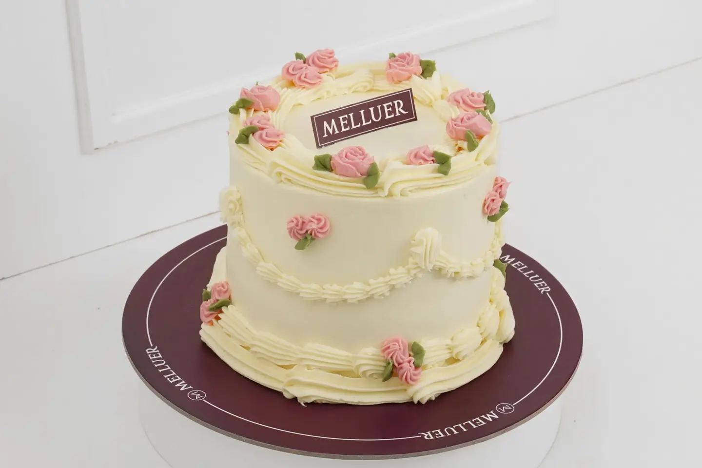 كيك فلاورد وردي ٦ انش