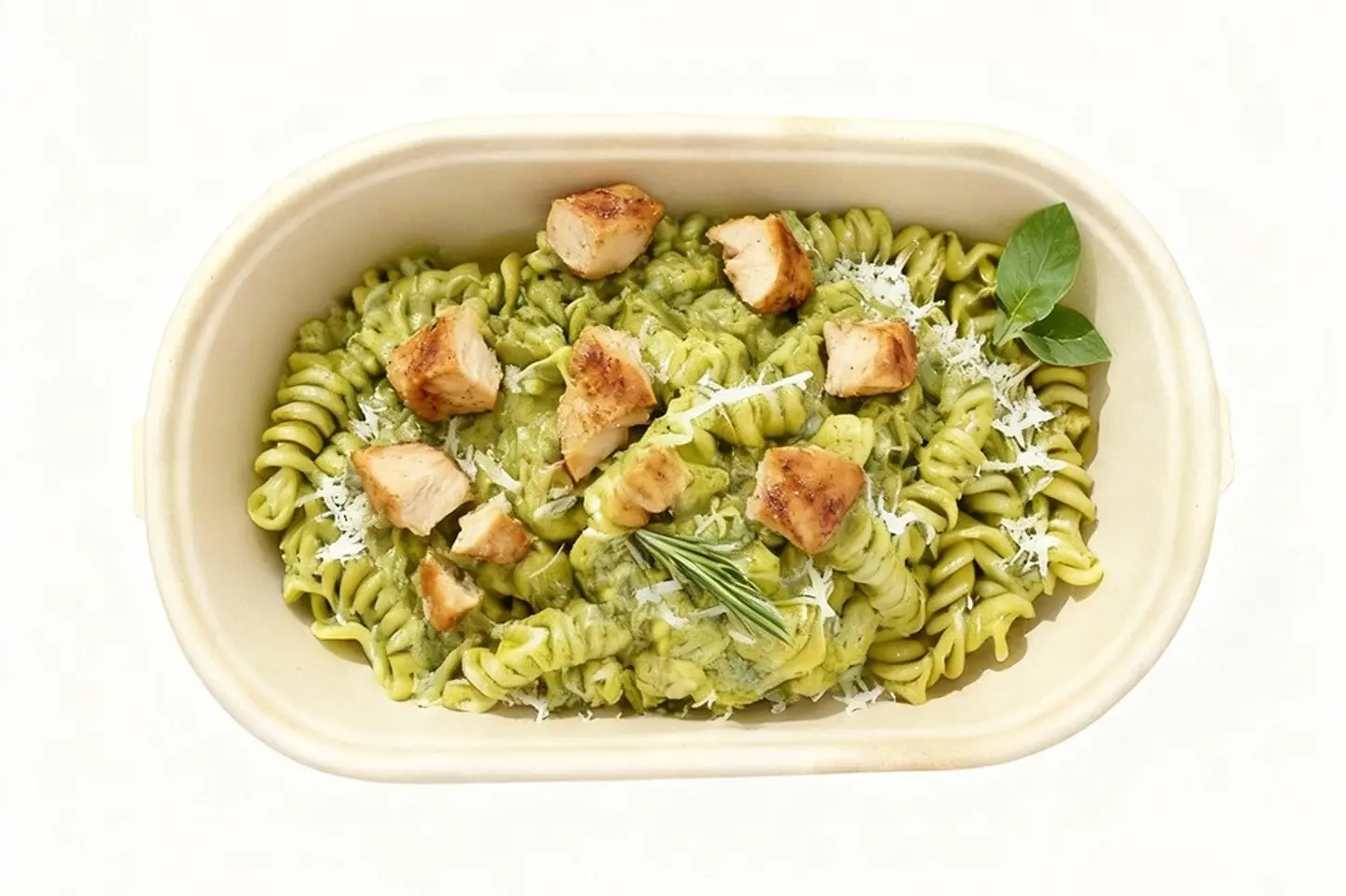 Chicken Fusilli Pesto