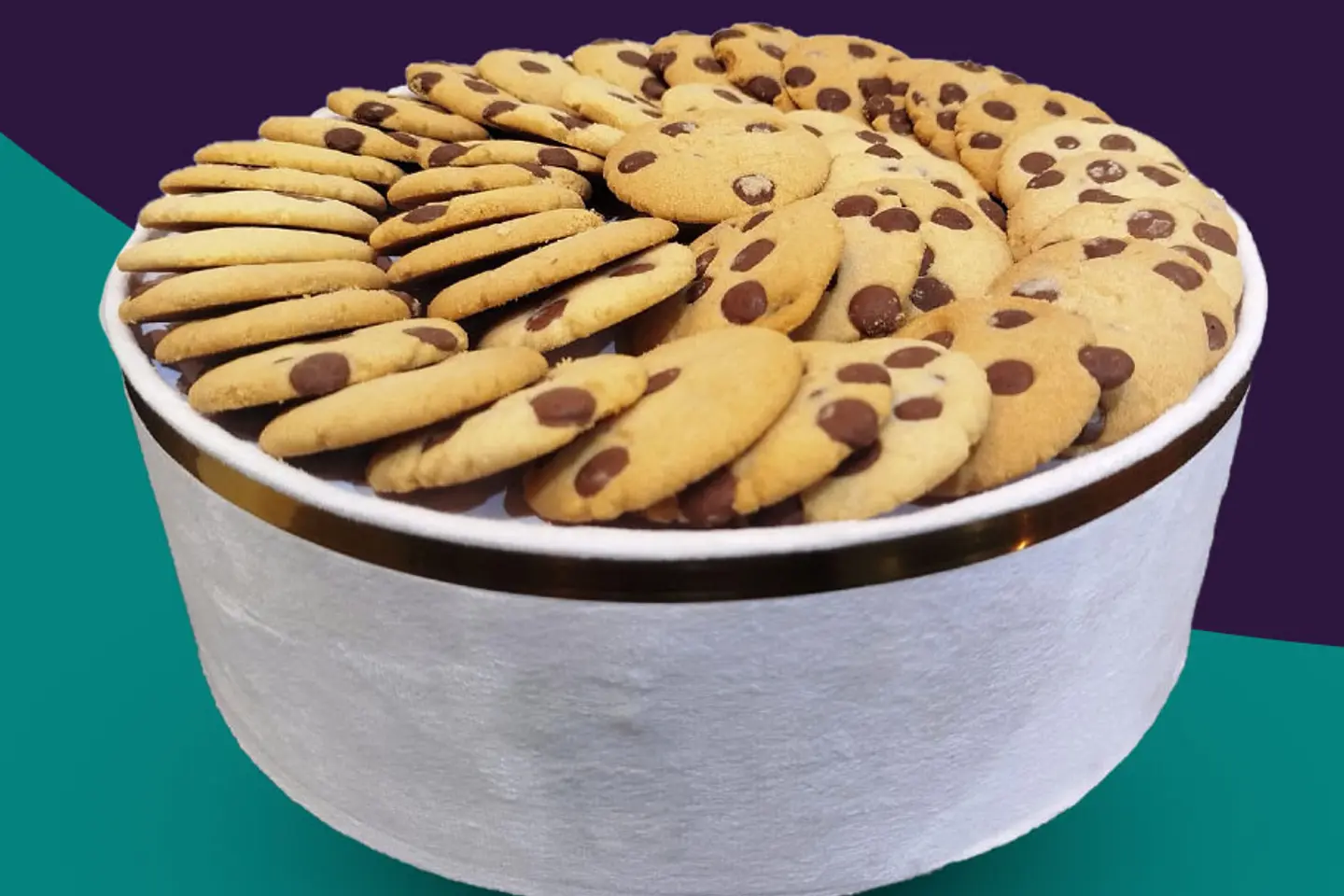 صحن كوكيز كبير