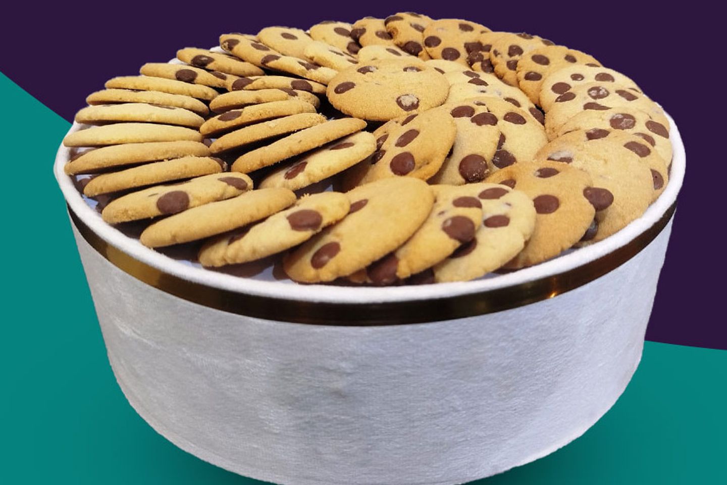 صحن كوكيز كبير