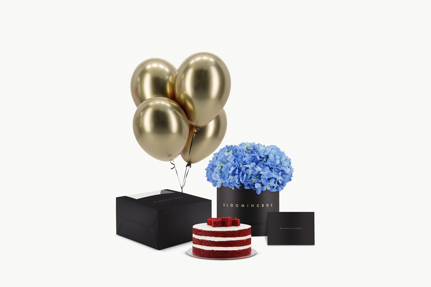 بوكس هيدرانجيا مع ريد فيلفيت كيك