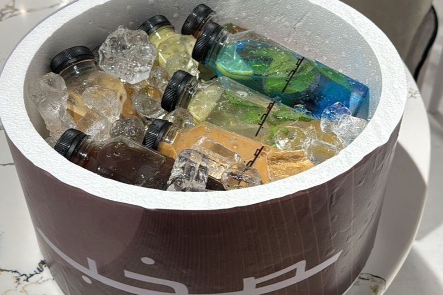٨ علب موهيتو بارد
