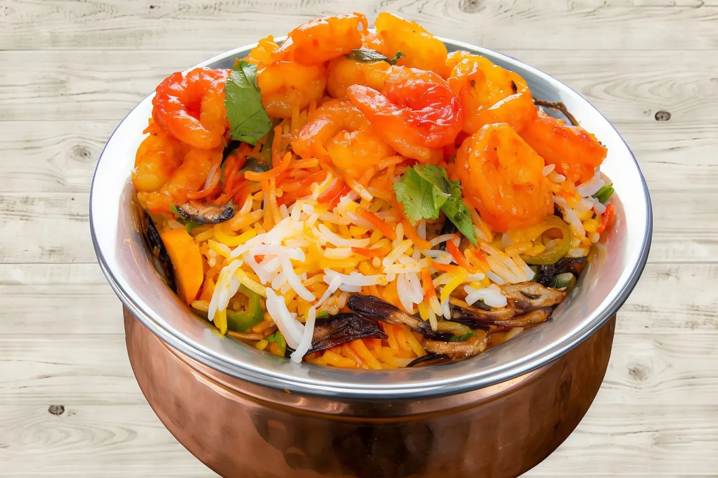 Shrimps Biryani
