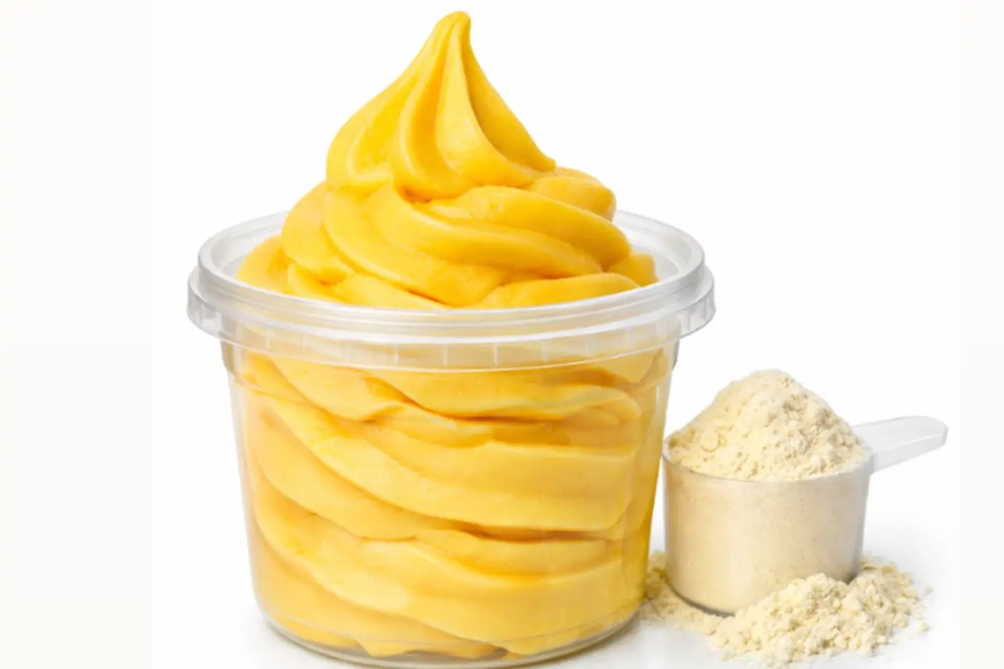 ايسكريم بروتين مانجو