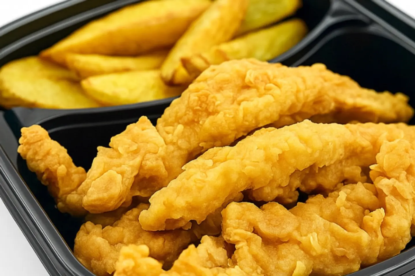 Crispy Chicken With Wedges