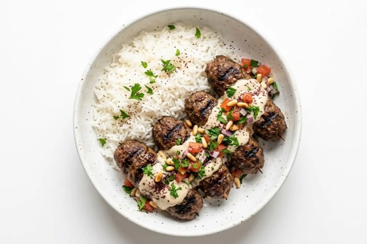 كفتة اللحم بالطحينه