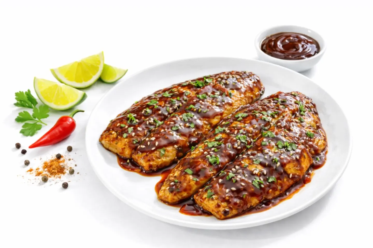 فيليه سمك بالباربكيو