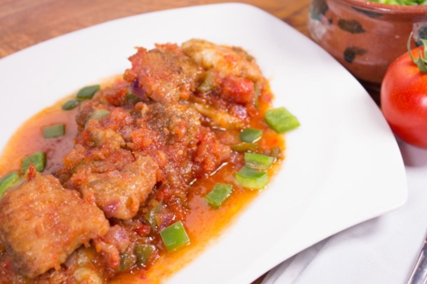 Fish Fillet Lemon With Tomato