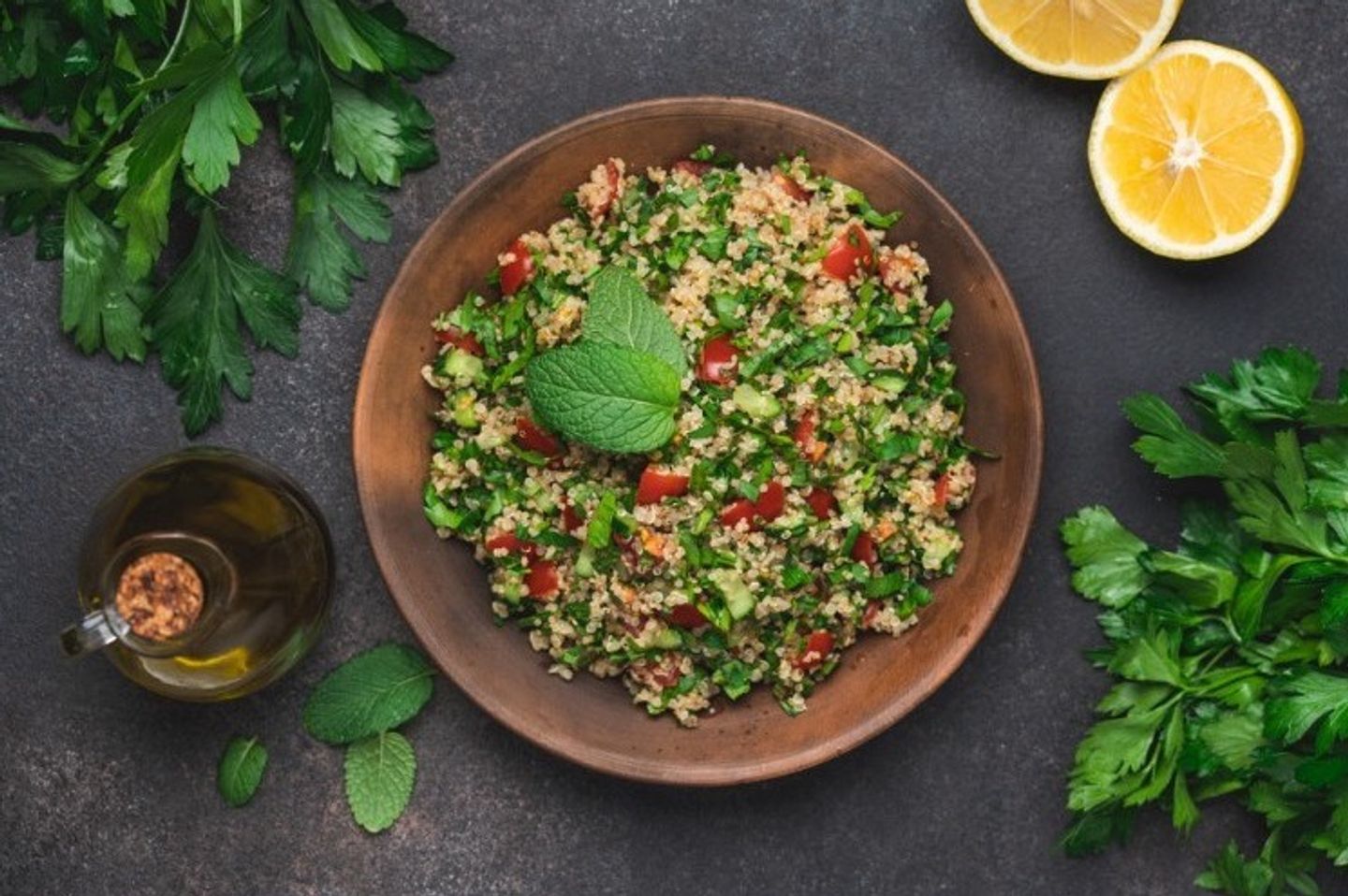Tabbouleh With Quinoa And Fruits