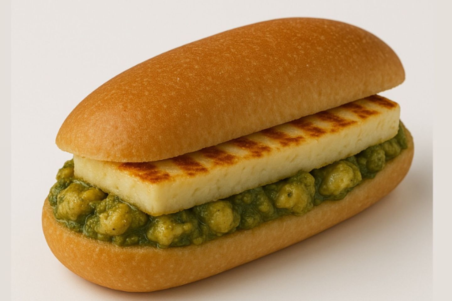 Pesto Chicken With Halloumi Sandwich